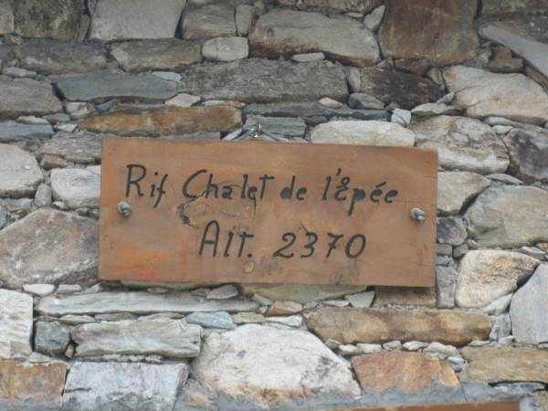 Photos du refuge Chalet de l'Epée
